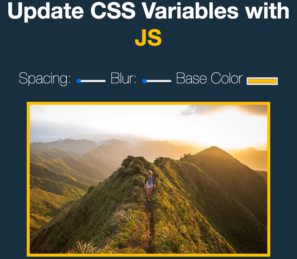 Playing With CSS Variables and JS